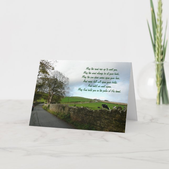 Irish Blessing-Country Landscape Card (Front)