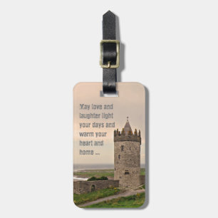 Irish Blessing custom name Luggage Tag