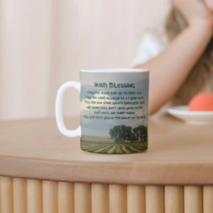 Irish Blessing Farmland Landscape Coffee Mug