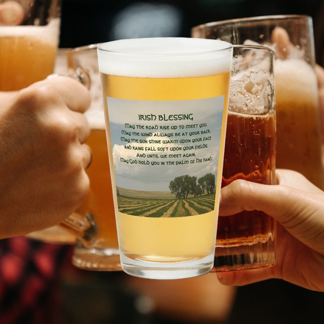 Irish Blessing Farmland Landscape Glass (In Situ)