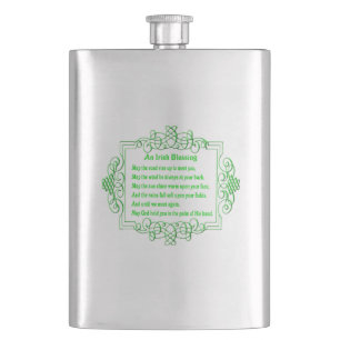Irish Blessing Flask
