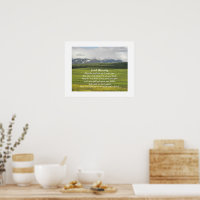 Irish Blessing Green Valley Landscape