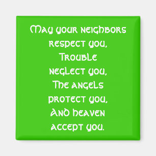 Irish Blessing Magnet