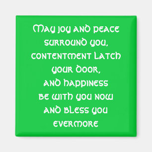 Irish Blessing Magnet