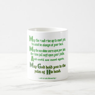 Irish Blessing May the Road Rise to Meet You Coffee Mug