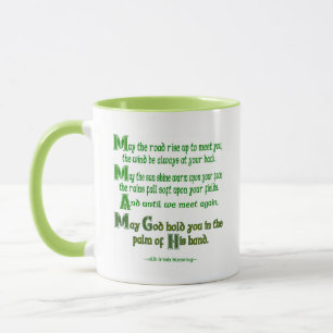 Irish Blessing May the Road Rise to Meet You Mug