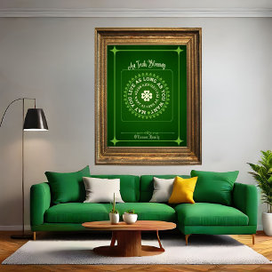 Irish Blessing   May You Live as Long as You Want Poster