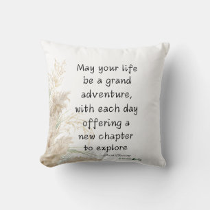 Irish Blessing May Your Life Be a Grand Adventure Cushion