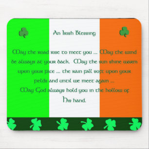 Irish Blessing Mouse Pad