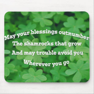 Irish Blessing Mouse Pad