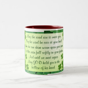 Irish blessing mug
