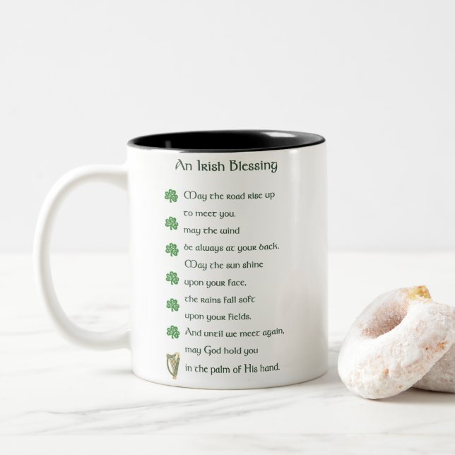 Irish Blessing Mug (With Donut)