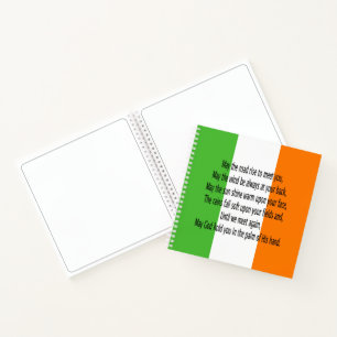 Irish Blessing Notebook