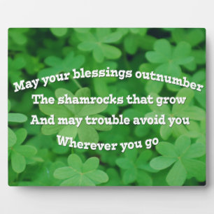 Irish Blessing Plaque