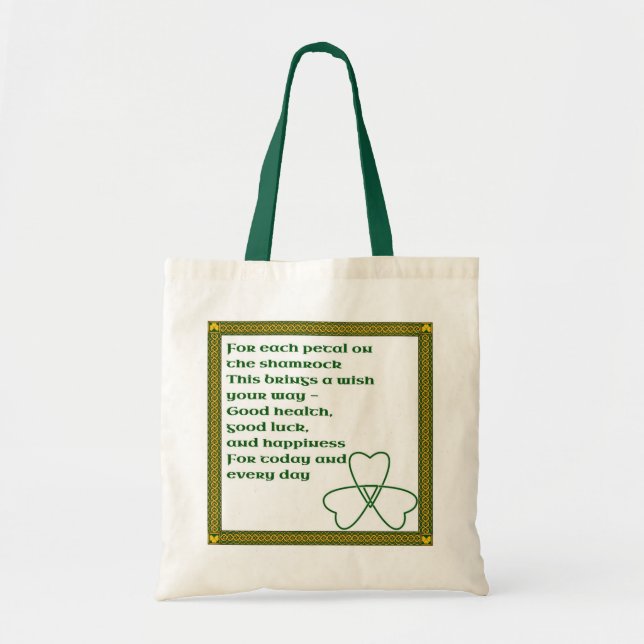 Irish blessing tote (Front)
