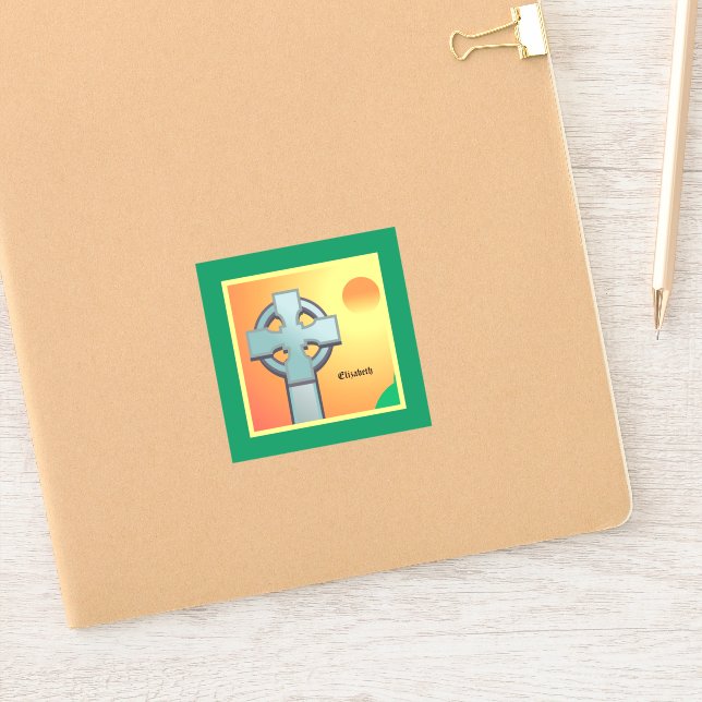 Irish Blessings Cross Personalised (Notebook)