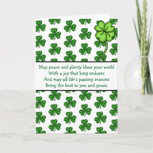 Irish Blessings   Happy St Patrick's Day   Card