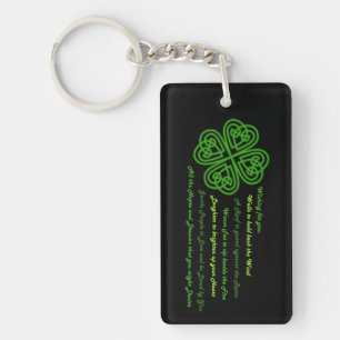 Irish Blessings Key Ring