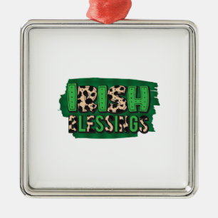 Irish Blessings Metal Ornament