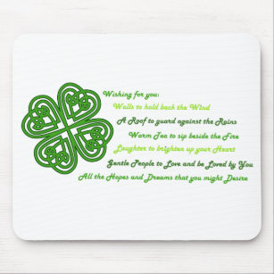 Irish Blessings Mouse Pad