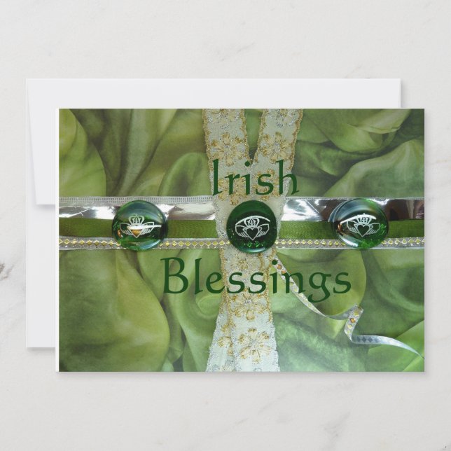 Irish Blessings Wedding Invitations (Front)
