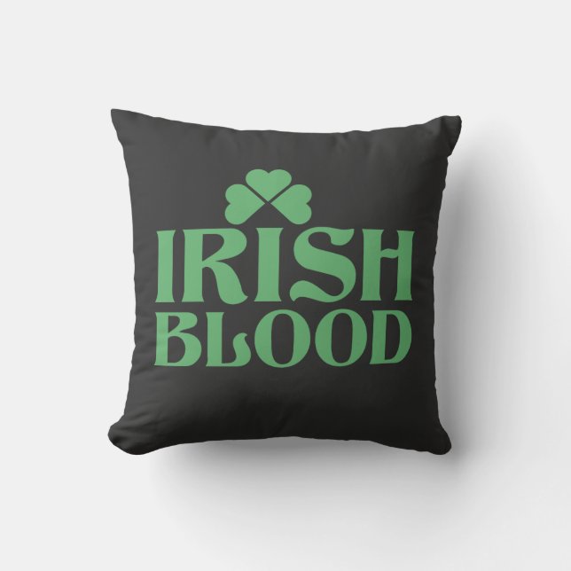 Irish blood  cushion (Front)