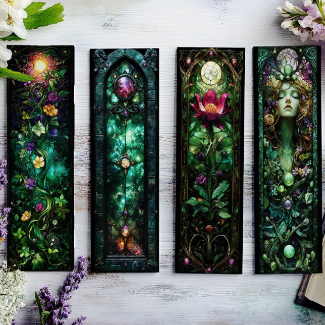 Irish Bookmarks, Celtic Stained Glass Bookmarks 11 (Creator Uploaded)