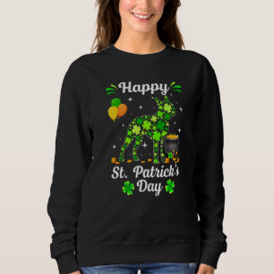 Irish Boston Terrier Dog Cute Shamrock St Patrick  Sweatshirt