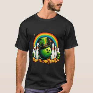 Irish Bowling Bylls Shamrock Leprechaun St Patrick T-Shirt