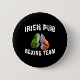 Irish Boxing Funny Ireland Flag - Irish Pub 6 Cm Round Badge