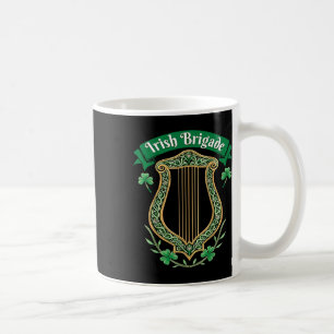 Irish Brigade Celtic Harp Heritage Coffee Mug