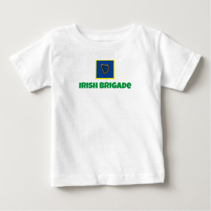 Irish Brigade flag baby shirt