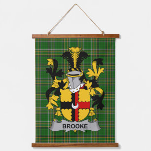 Irish Brooke Coat of Arms Family CrestIrish Brooke Hanging Tapestry