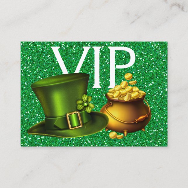 Irish Business VIP - SRF Card (Front)