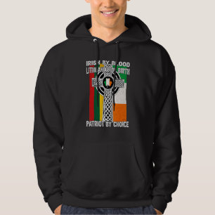 Irish By Blood Lithuanian By Birth Saint Patricks  Hoodie