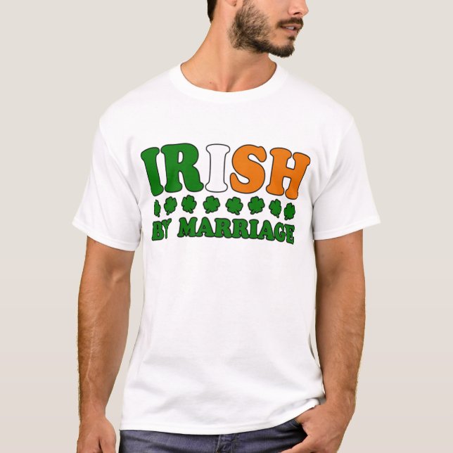 Irish by Marriage Flag T-Shirt (Front)