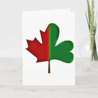 Irish Canadian Holiday Card