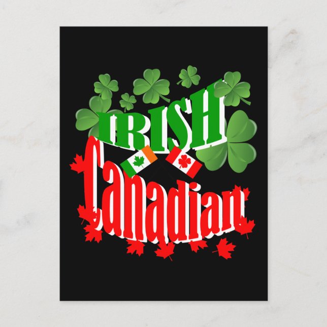 Irish Canadian Postcard (Front)