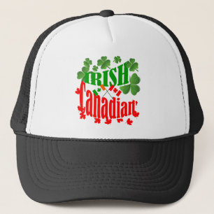 Irish Canadian St Patrick's day Trucker Hat
