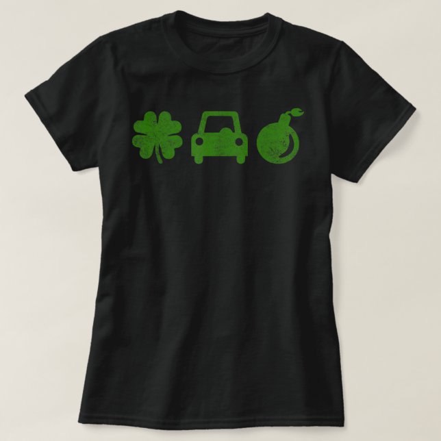 Irish Car Bomb St Patricks Day Alcohol Pub Crawl  T-Shirt (Design Front)