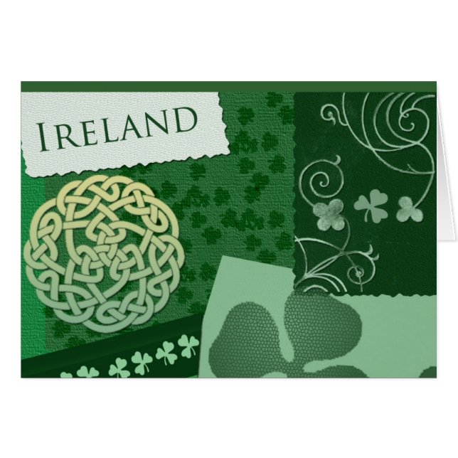 Irish card (Front Horizontal)