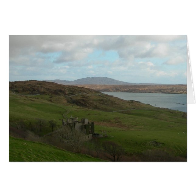 Irish Castle in Connemara (Blank) (Front Horizontal)