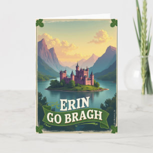 Irish Castle Scene Scenic Card