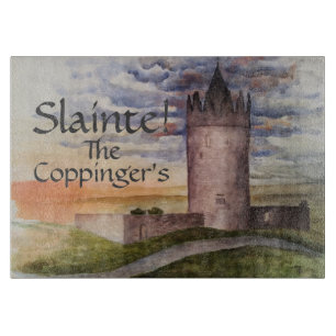 Irish Castle Slainte Cutting Board