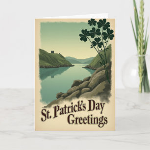 Irish Castle View Greetings Card
