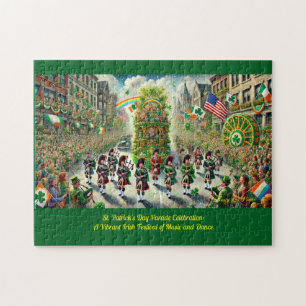 Irish Celebration, St. Patrick's Day Parade Jigsaw Puzzle