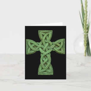 Irish Celtic Cross Knot Christian Holy Trinity Sco Card