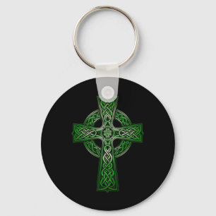 Irish Celtic Cross Knot Christian Holy Trinity Sco Key Ring