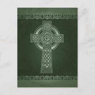Irish Celtic Cross Postcard