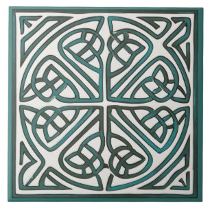Irish Celtic Knot Ceramic Tile